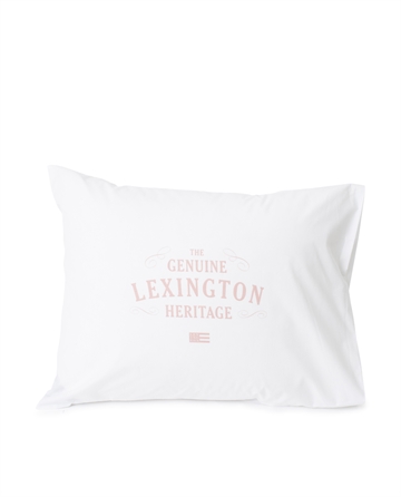 Lexington Printed Cotton Poplin Pillowcase, rose